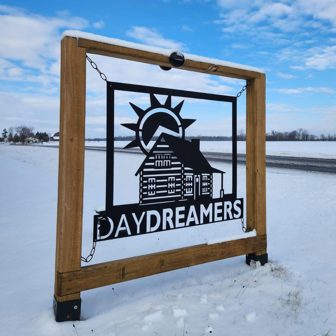 Daydreamers - Custom Metal Lodge Sign